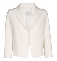 Blazer court blanc 